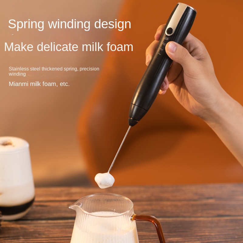 Electric Milk Frother Electric Bubbler Mini Handheld Wireless Stirrer Small  Household Whipped Milk Coffee Foam Maker Christmas Presents, New Year's  Presents, Birthday Gift - Temu