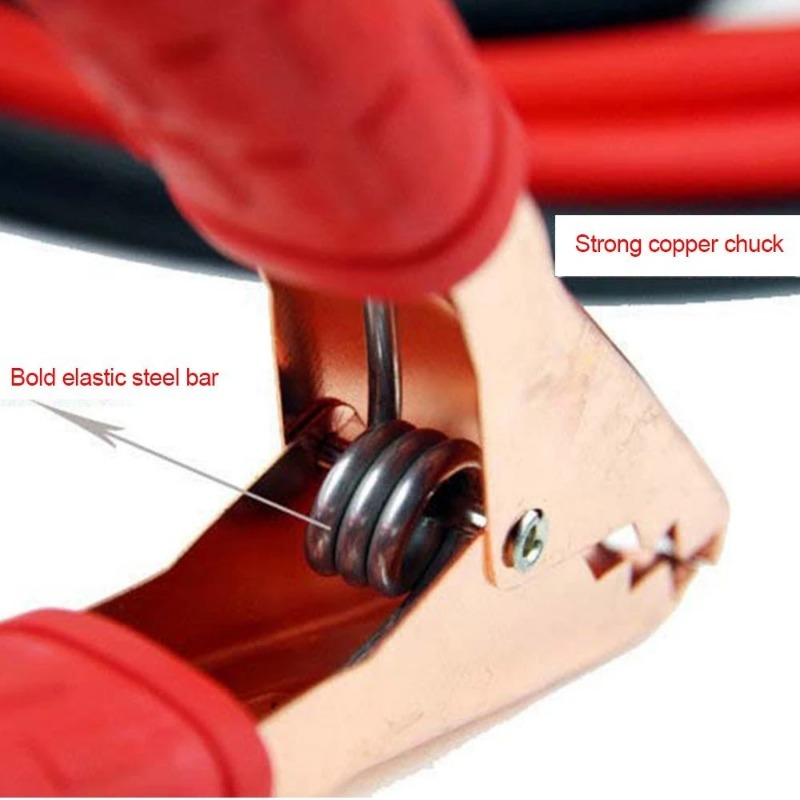 Cable de arranque de batería por metros al corte rojo o negro