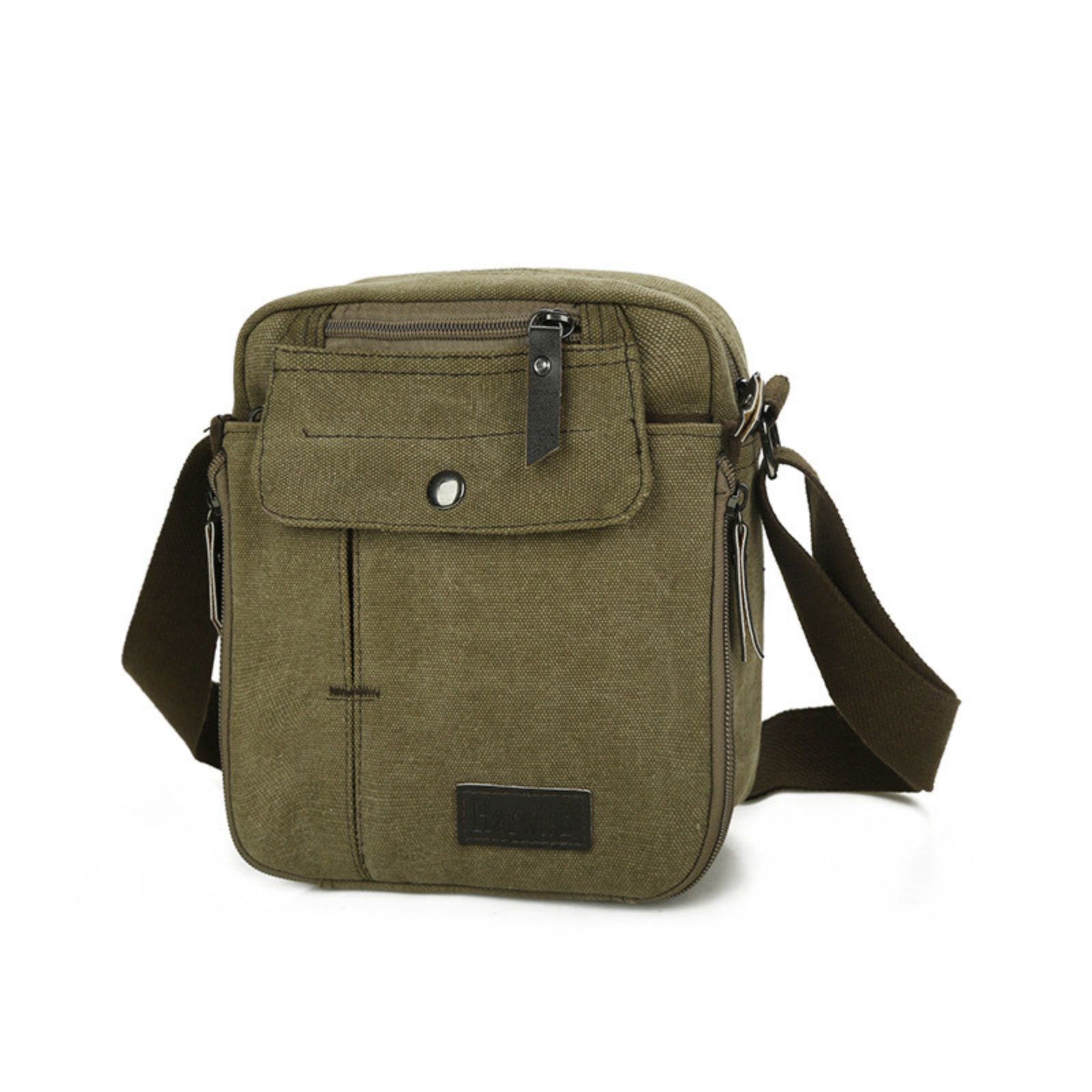 1 Bolso De Hombro Informal Para Hombre Verde Militar Negro Temu