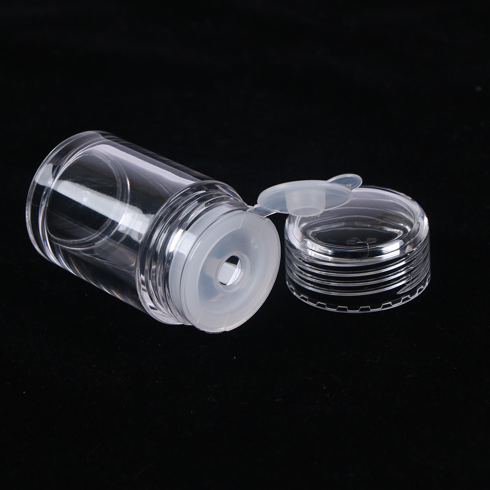 Empty Powder Jars Plastic Transparent Medicine Powder - Temu