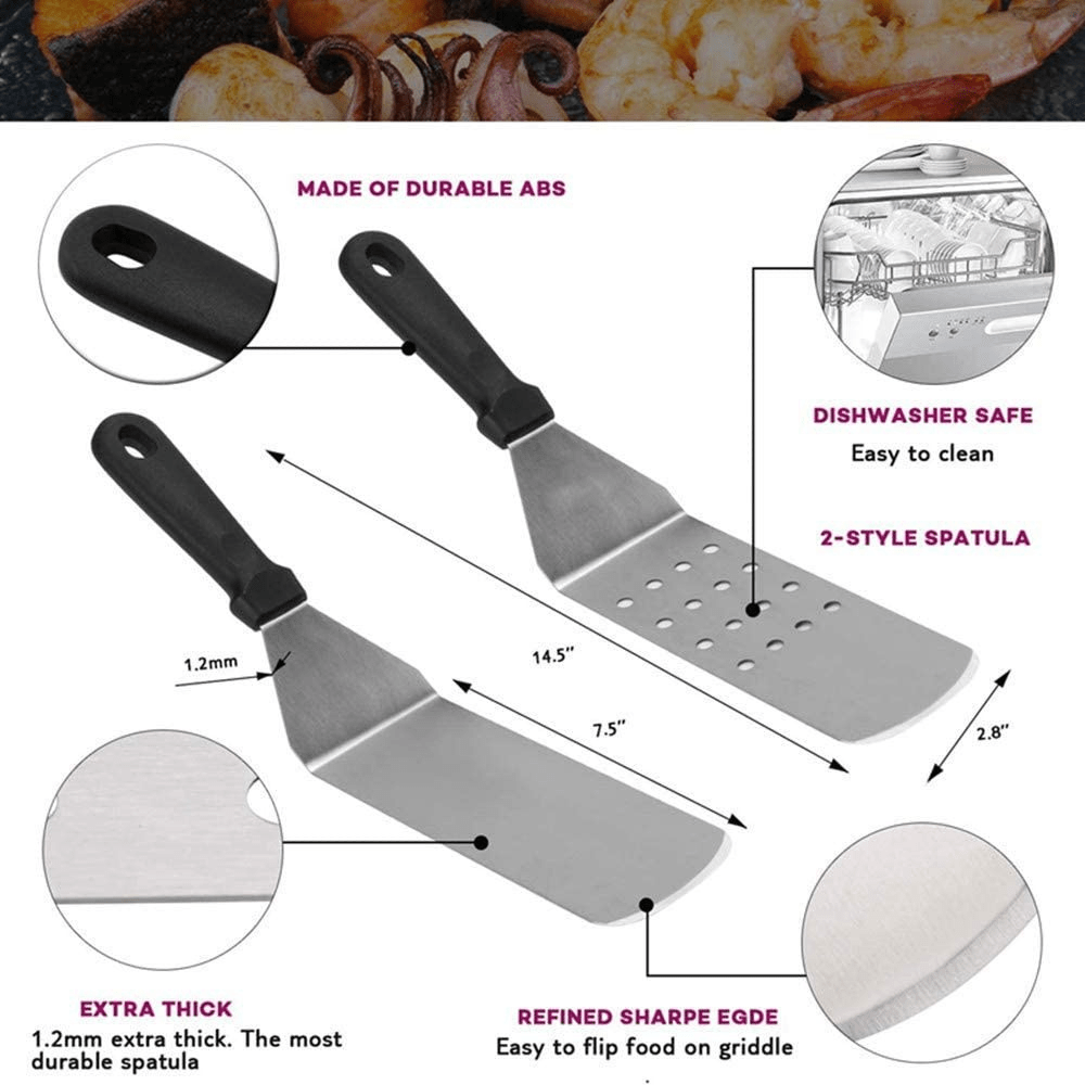 3pcs Grill Griddle Scraper Tool Flat Top Grill Scraper - Temu