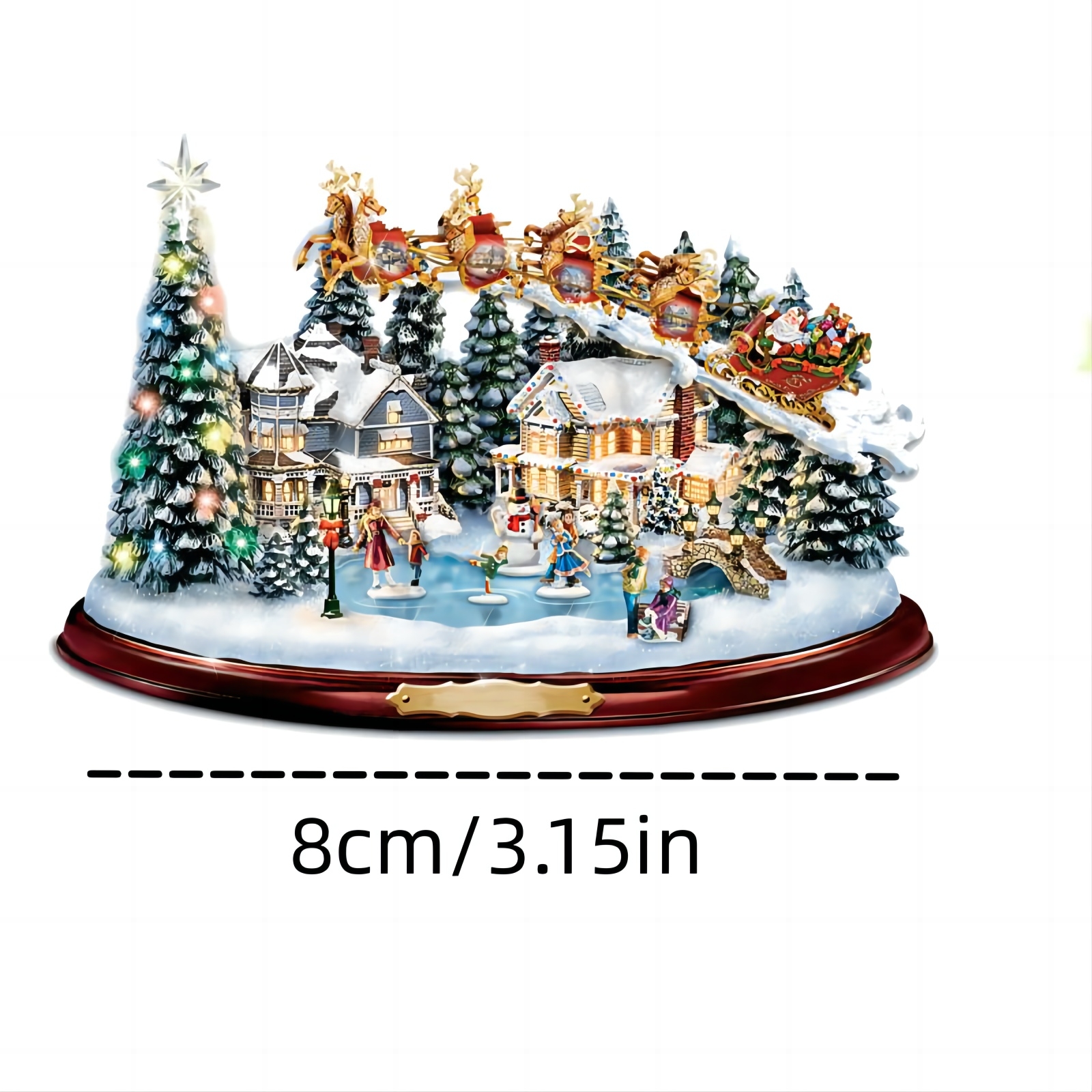 1pc Weihnachtsanhänger Acryl Dekorativer Anhänger Auto - Temu Austria