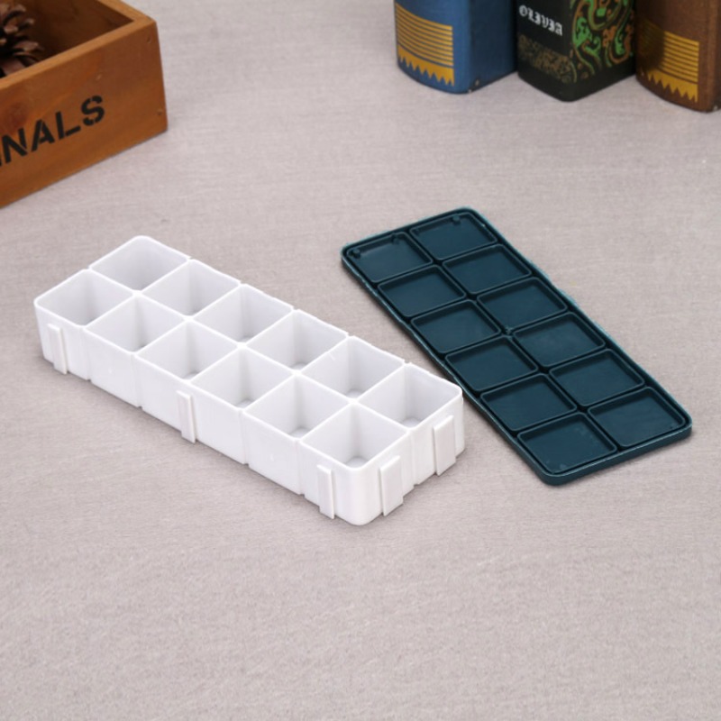 6-hole Color Palette 6 Wells Color Mixing Tray Plastic For