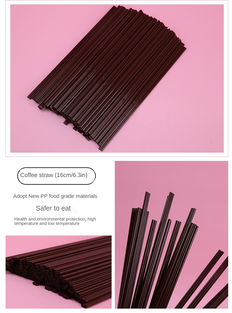 Disposable Thin Straws Individually Wrapped Juice Beverage Milk Tea Coffee  Straws - Temu