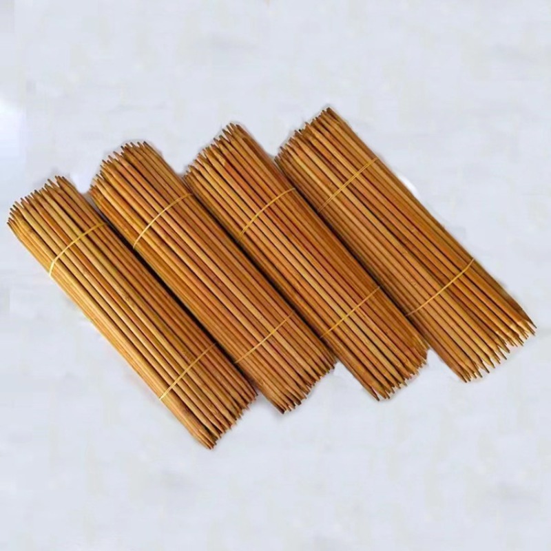 Carbonized Single Pointed Stick Needle Sweater Needle Bamboo - Temu