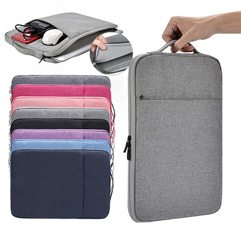 Laptop case with outlet pockets