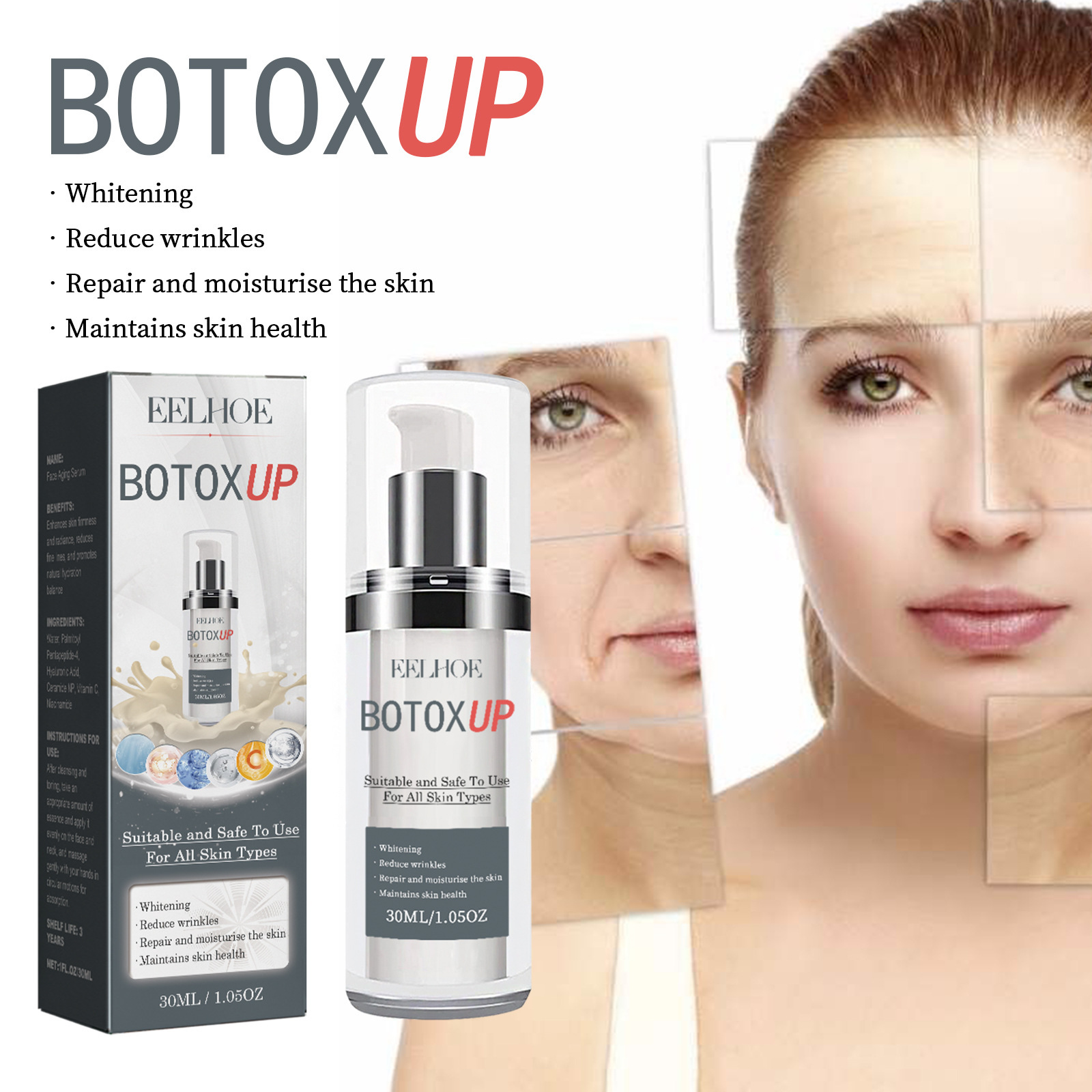 Botoxup Aging Face Cream Reduces The Look Of Fine Lines On The Face ...