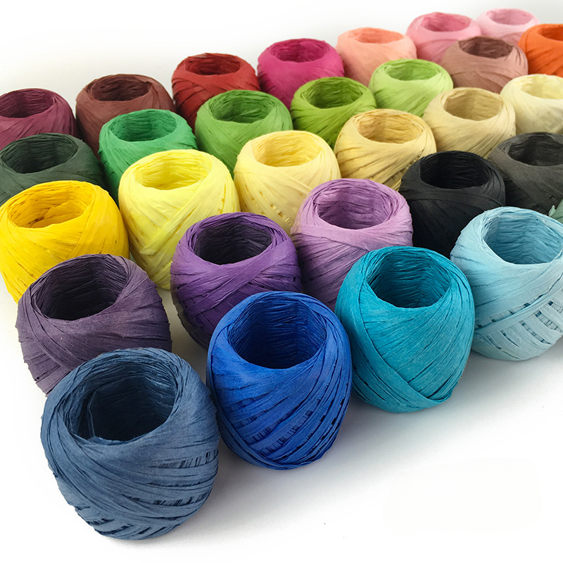 Colored Raffia Ribbon - Create Natural Beauty, Ecommerce Ribbon Store