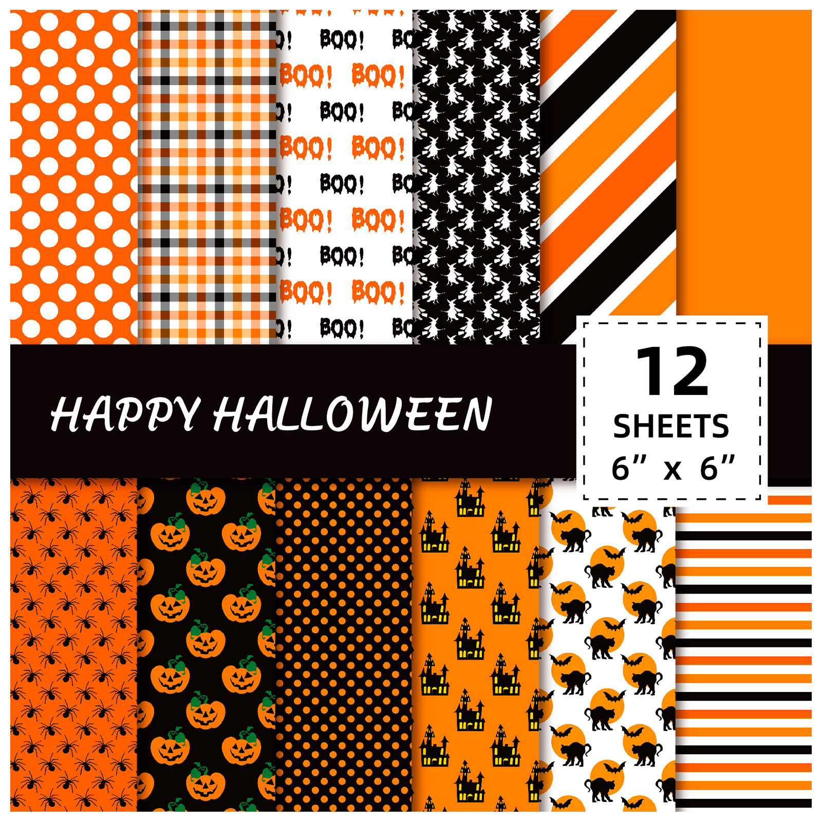 Halloween Theme Kraft Craft Paper Diy Gift Wrapping Paper - Temu