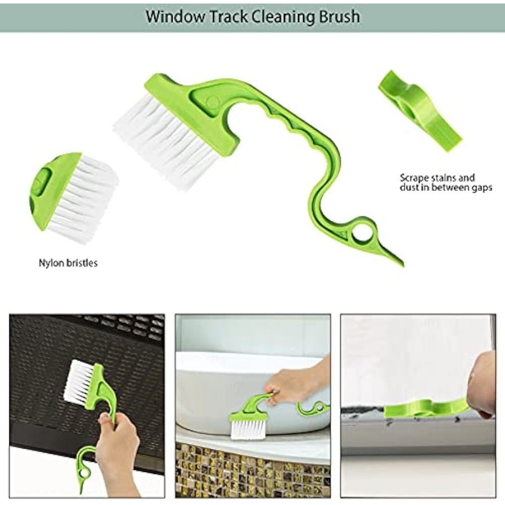 Magic Window Cleaning Brush Hand-held Crevice Gap Cleaner Tools Window  Groove Cleaning Brush 