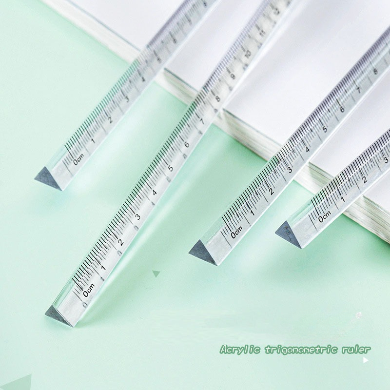 Color Gradient Transparent High Quality Acrylic Ruler Ruler - Temu