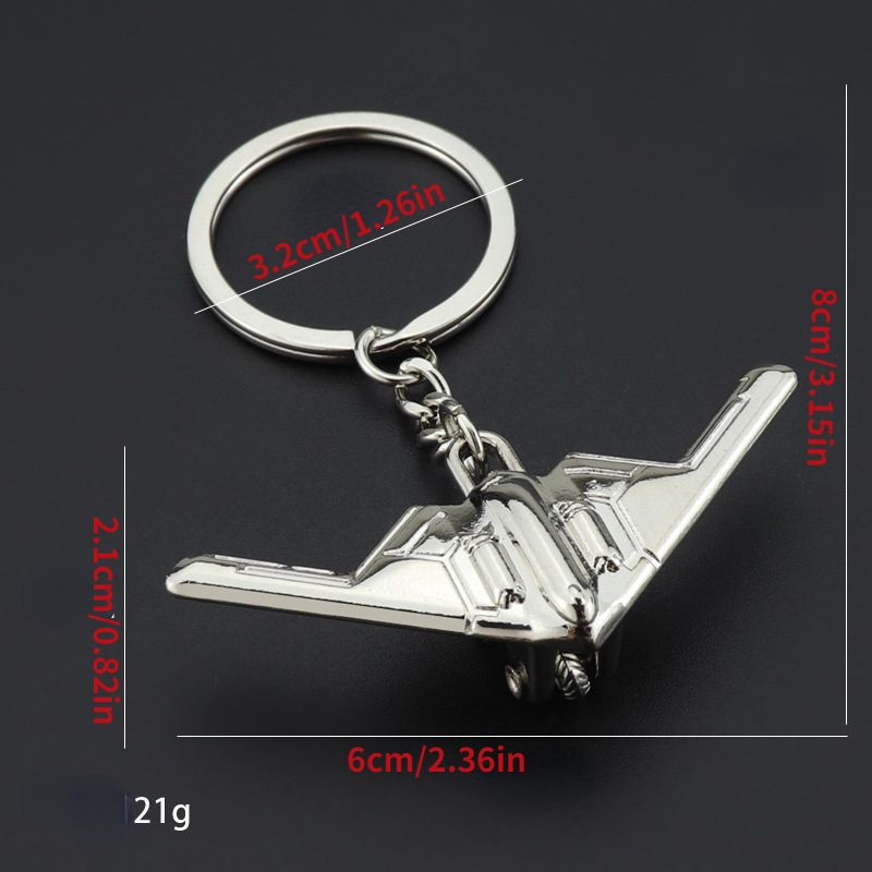 Portachiavi Caccia Simulazione 1pc, Portachiavi Creativo Modello Aereo 3d,  Ciondolo Chiave Piccolo Regalo Laviazione, Acquista , Risparmia