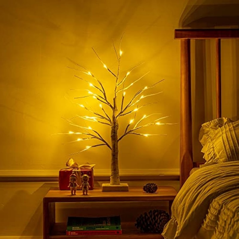 Indoor Light Up Tree Light Christmas Ornament, Birch Tree Battery Operated  Timer With Led Lights, Tabletop Tree Winter Decoration, Mantle Christmas  Ornament (, Warm White) - Temu Bulgaria