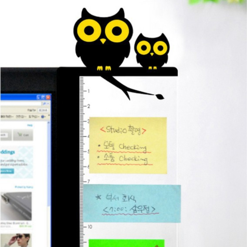 Monitor Side Panel Message Board w/ Ruler
