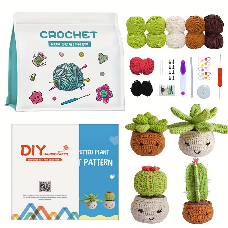 Crochet Kit For Beginners Beginner Crochet Starter Kit With - Temu