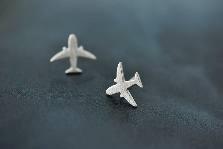 Aeroplane earrings hot sale