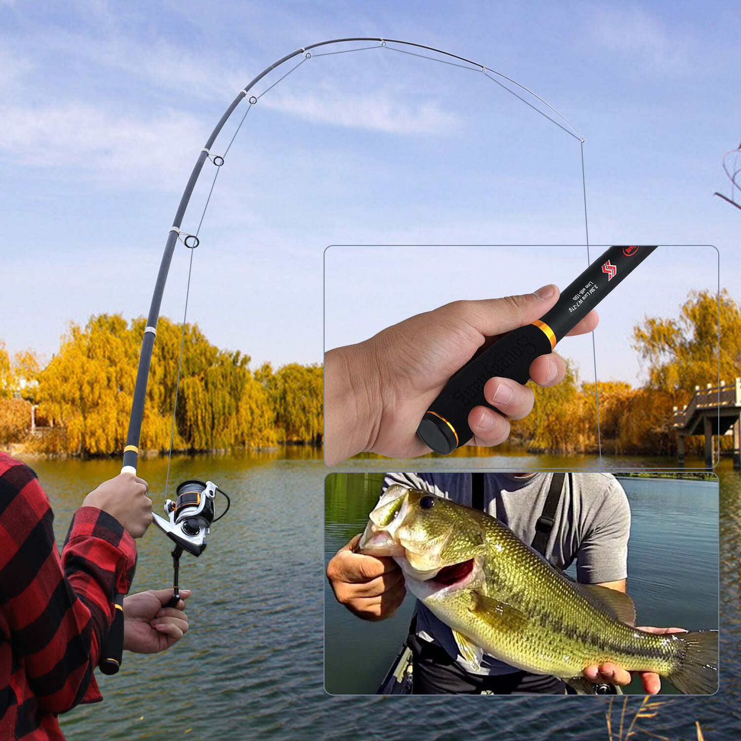  Fishing Rod Telescopic Fishing Pole For Men