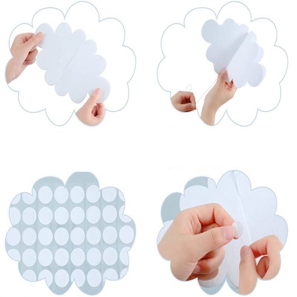 Large Artificial Cotton Clouds Decoration for Kids Ceiling