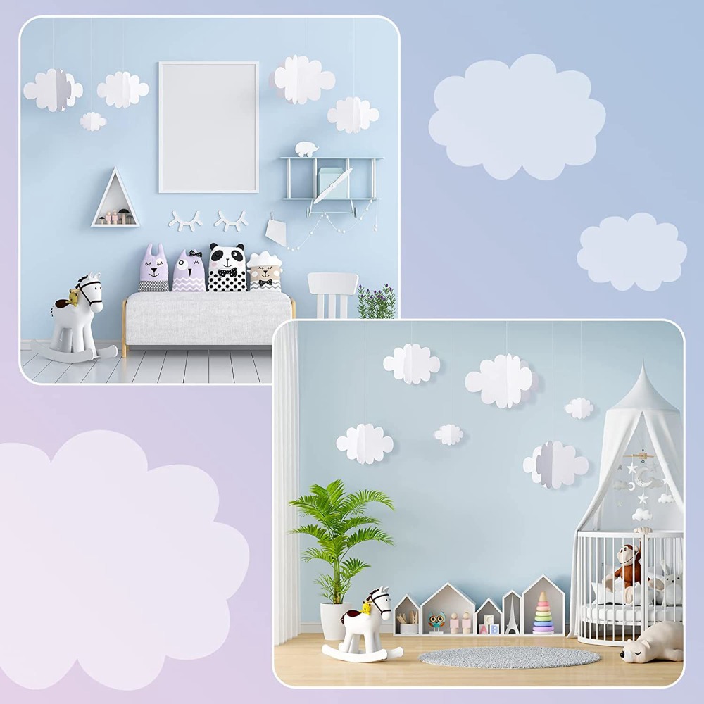 Clouds Decorations For Ceiling Cotton Simulation Hanging - Temu