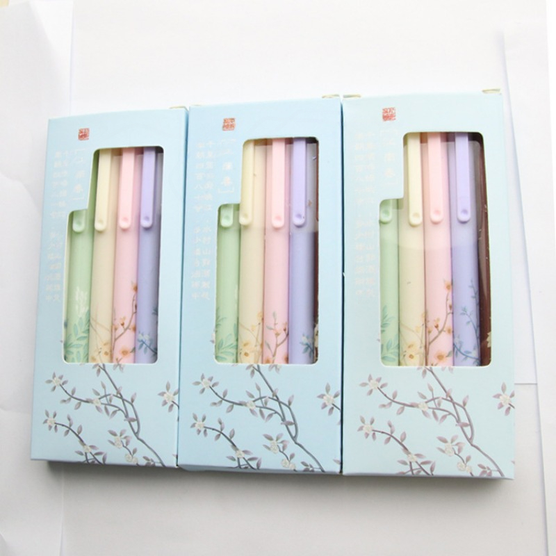 12pcs/set Colorful Neutral Pens For Students With High Appearance