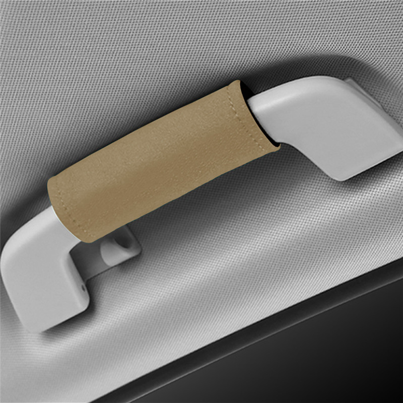 Suede Car Roof Handle Protect Covers, Car Grap Handle Covers, For