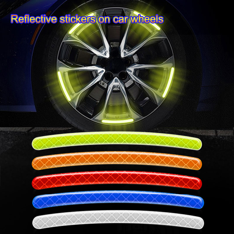 20pcs Auto Radnaben Reflektierende Aufkleber Reifen Felge - Temu