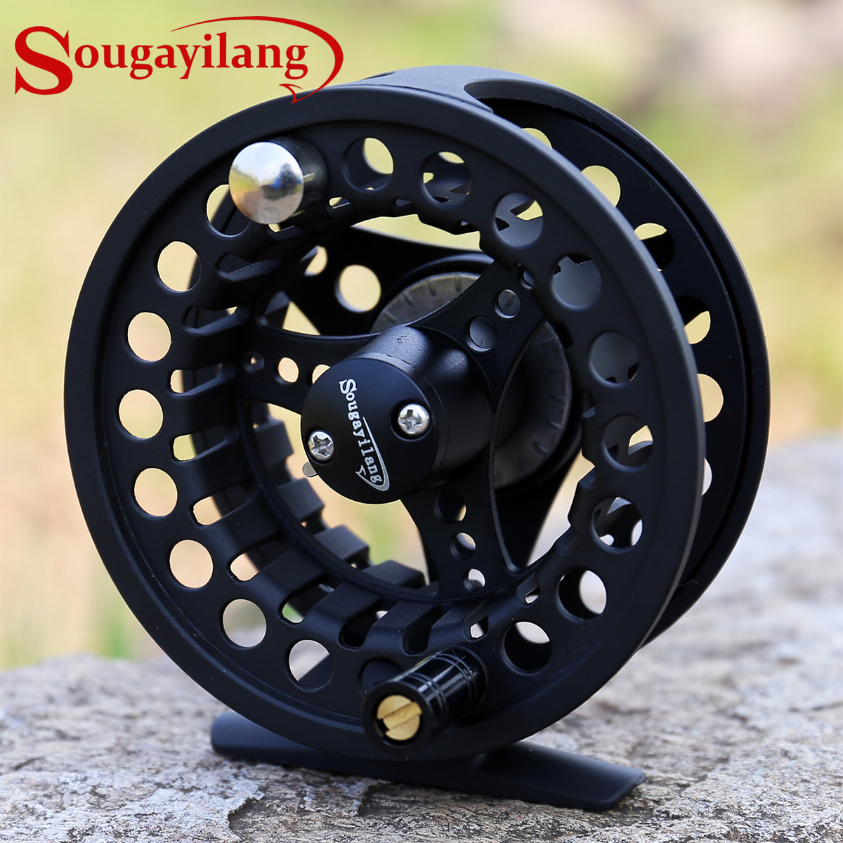 Sougayilang Large Arbor Fly Fishing Reel, Crosswater Reel, 5/6 Left And  Right Hand Retrieve Smooth Drag System