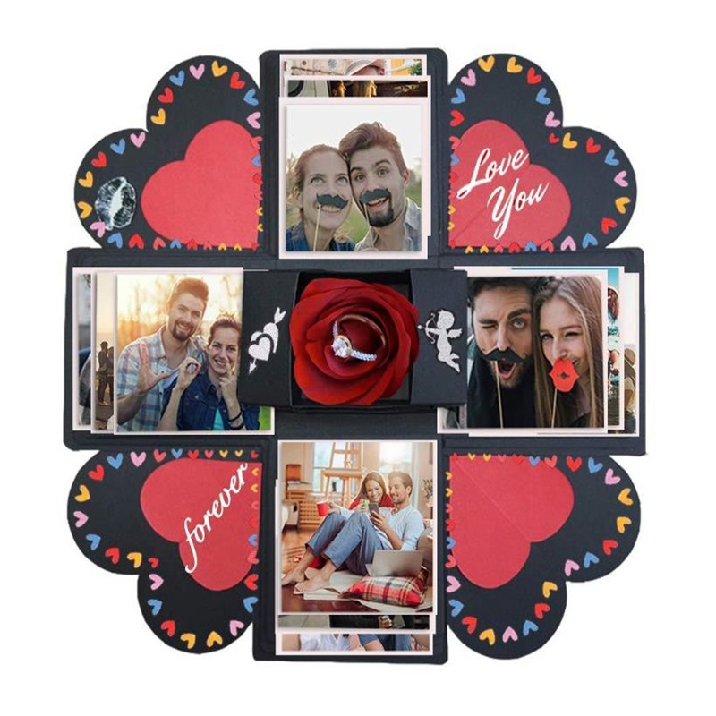 Explosion - Juego de caja de regalo, caja de amor sorpresa explosiva para  parejas, regalo sentimental para bodas, fiestas de cumpleaños, novio,  novia