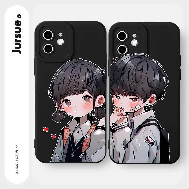 Couple Cute Anime Aesthetic Funny Shockproof Soft Phone Case Temu