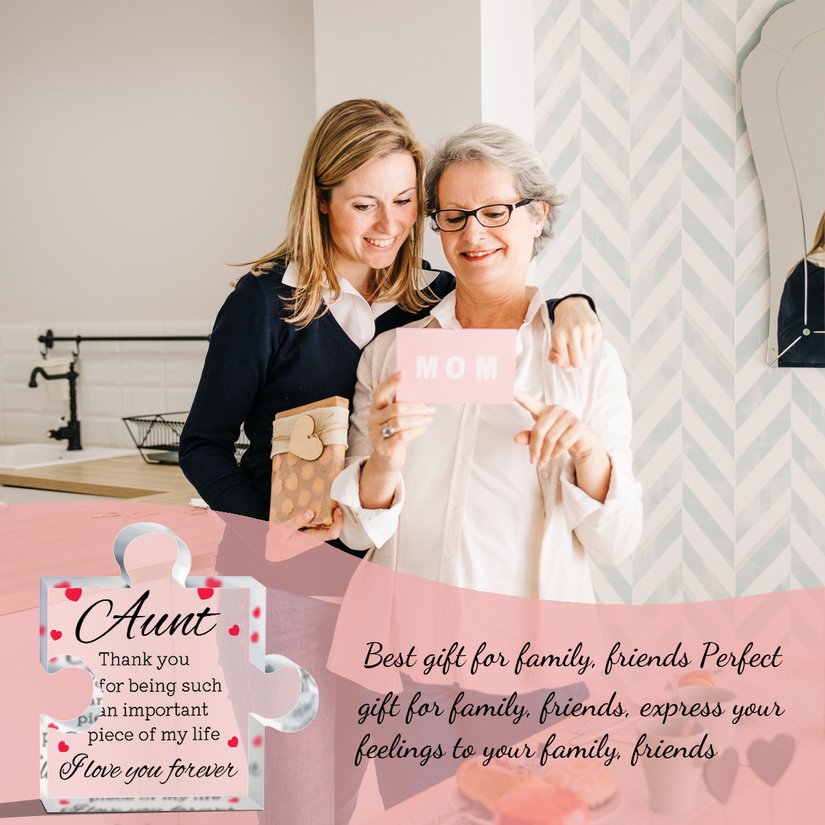 aunt gifts acrylic plaque sayings wedding birthday halloween Temu