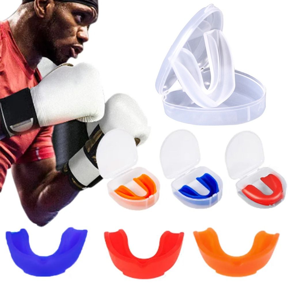 Protège-dents en silicone pour pratique sports de combat au