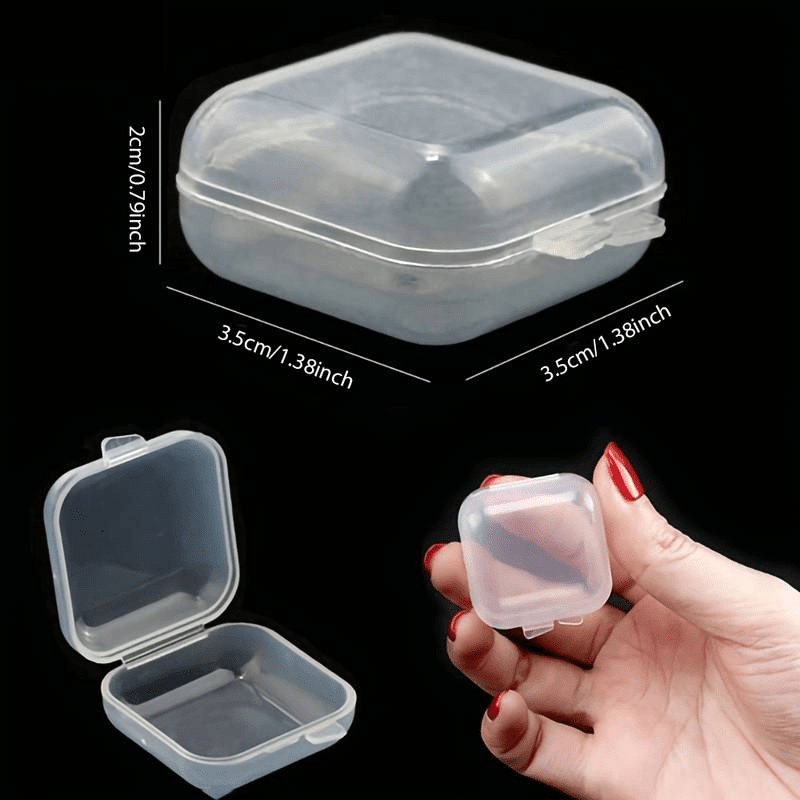 20Pcs Small Plastic Containers with Lids Bead Organizers Small