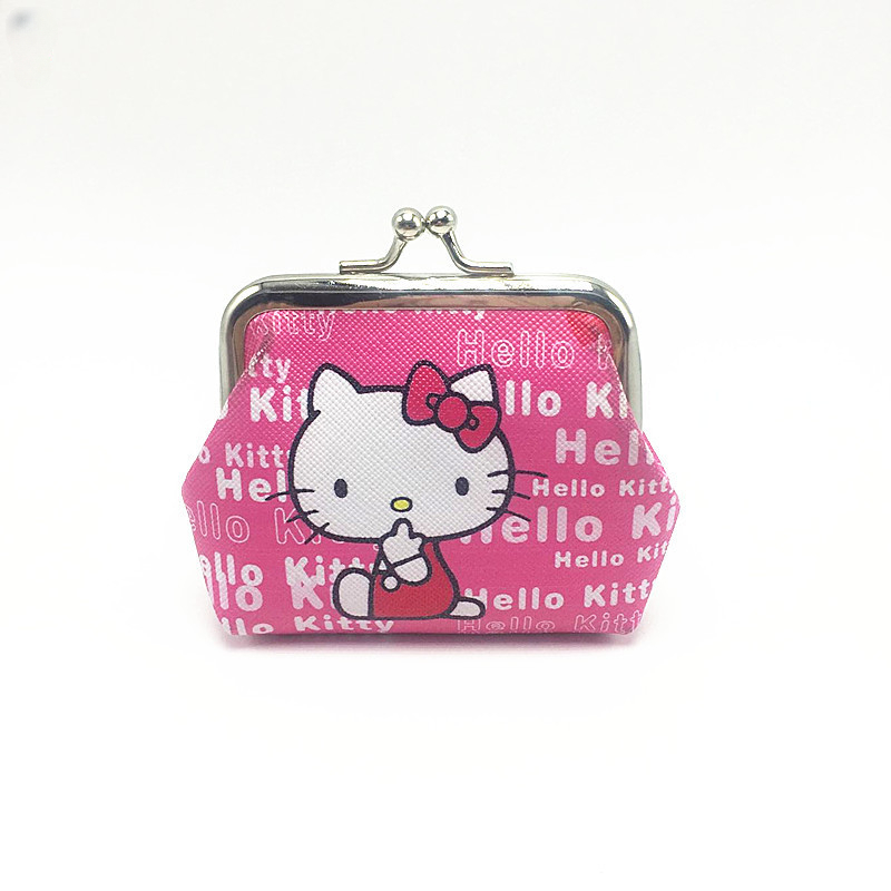 MINISO-Portamonete Cartoon Hello Kitty, Mini Portamonete Kiss-Lock,  Portafoglio Kawaii - Temu Italy