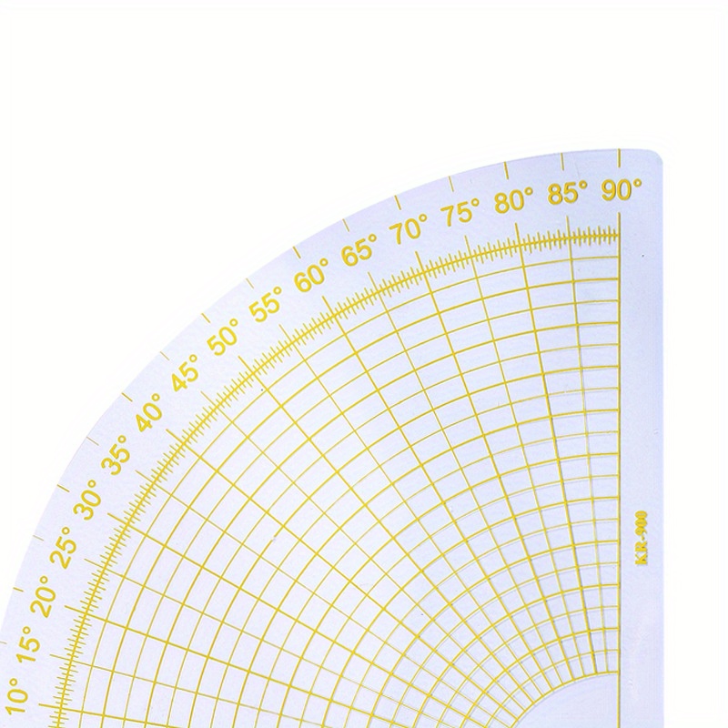 Sewing Pattern Making Tool Patchwork Ruler Sector Gauge With - Temu