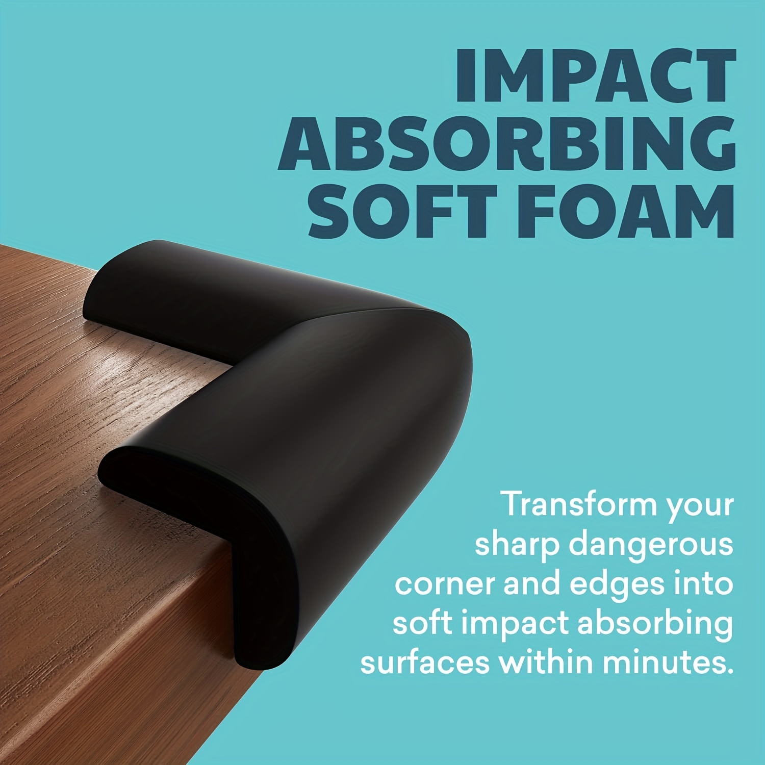 10PCS Child Baby Desk Table Corner Edge Protector Soft Safety Foam