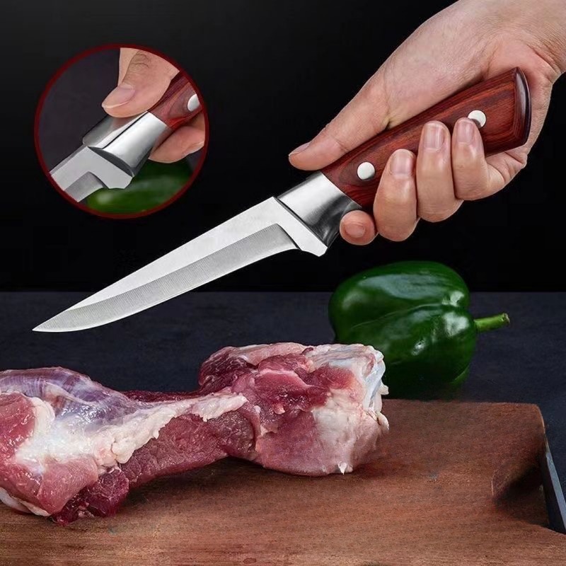 Forged Stainless Steel Sharp Boning Knife, Commercial Knife, Cow And Sheep  Killing Knife, Kitchen Multi-purpose Knife, LN9195