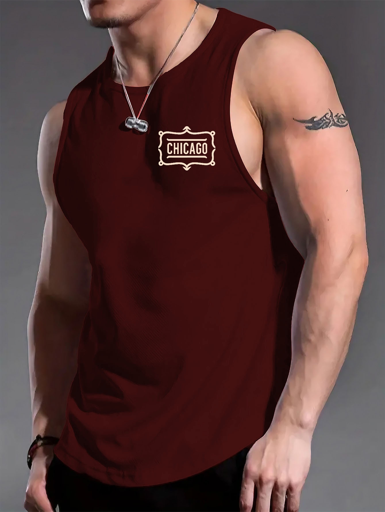 Men's Tank Top for Men - Chicago 