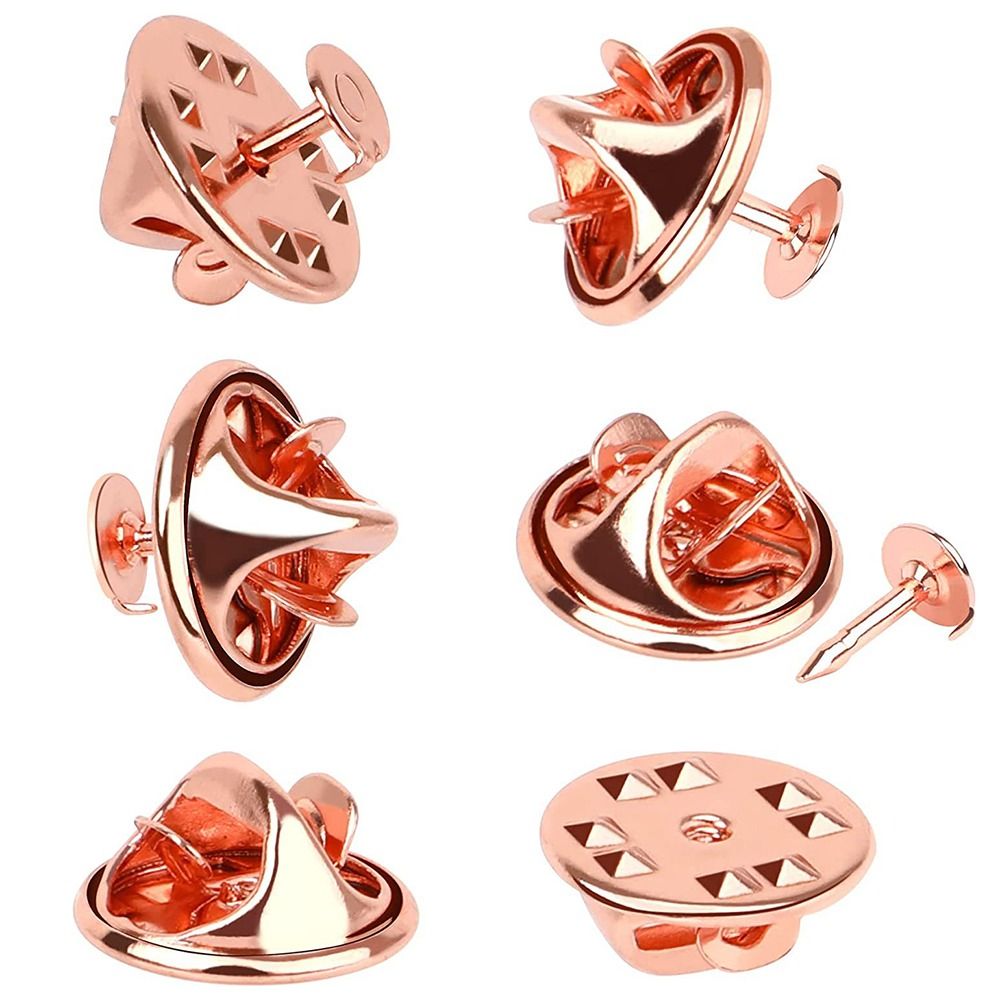 10pcs 10mm/15mm Blank Bases Safety Brooch Copper Lapel Pins For