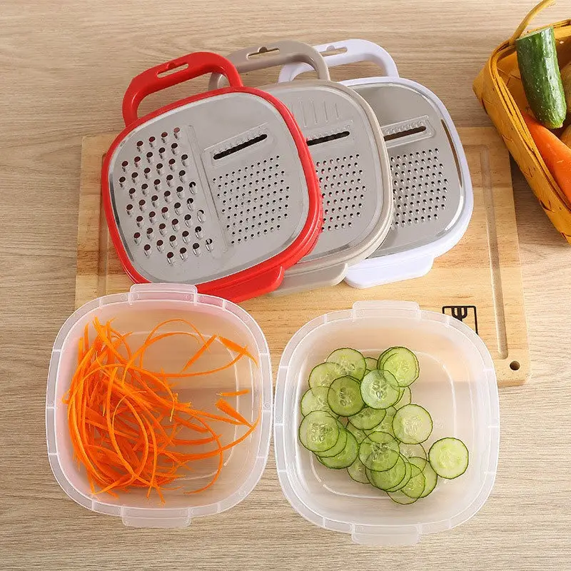 Vegetable Grater 2 in 1 Kitchen Cheese Grater With Box - Temu