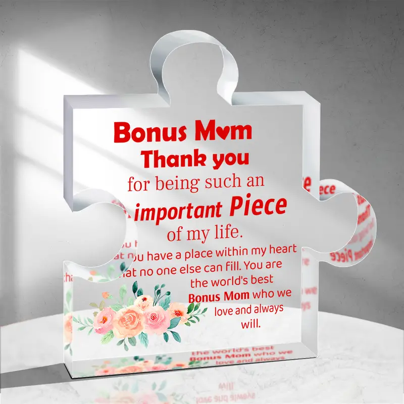 1pc, Gifts For Bonus Mom, Birthday Gifts For Step Mom From Step Daughter  Son, Mother's Day Christmas Thanksgiving Present For Mom Stepmom Gift Idea