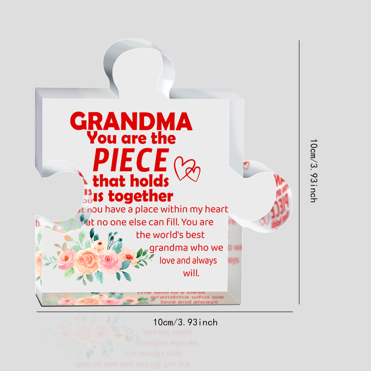 Grandma Gifts, Grandmother Nana Gifts From Grandkids, Birthday Mother's Day  Christmas Thanksgiving Present For Nana Gigi Gift Idea, Grandma Acrylic  Decoration Sign/plaque Thank You Gift, Art Craft Ornament Gift, Aesthetic  Decor, Desk