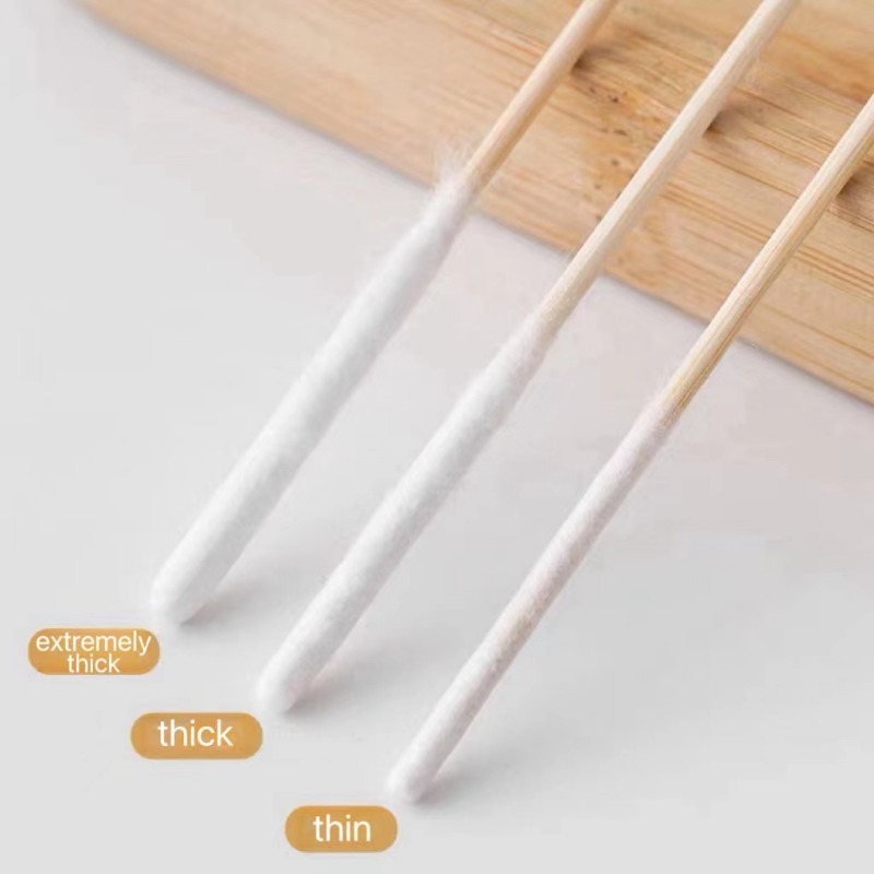 100x Cotton Extra Long Swabs Sticks Make Up Applicators Salon