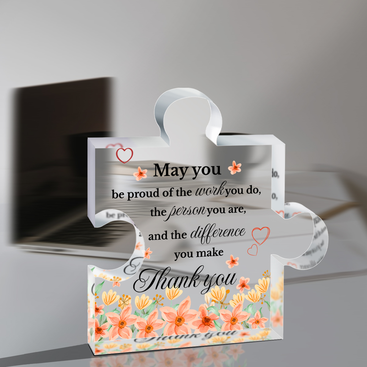 Thank You Gift for Women Inspirational/Coworker Gifts Office Gift for  Colleague Leaving Job/Farewell Gift Acrylic Appreciation Gifts for Friends  Nurse