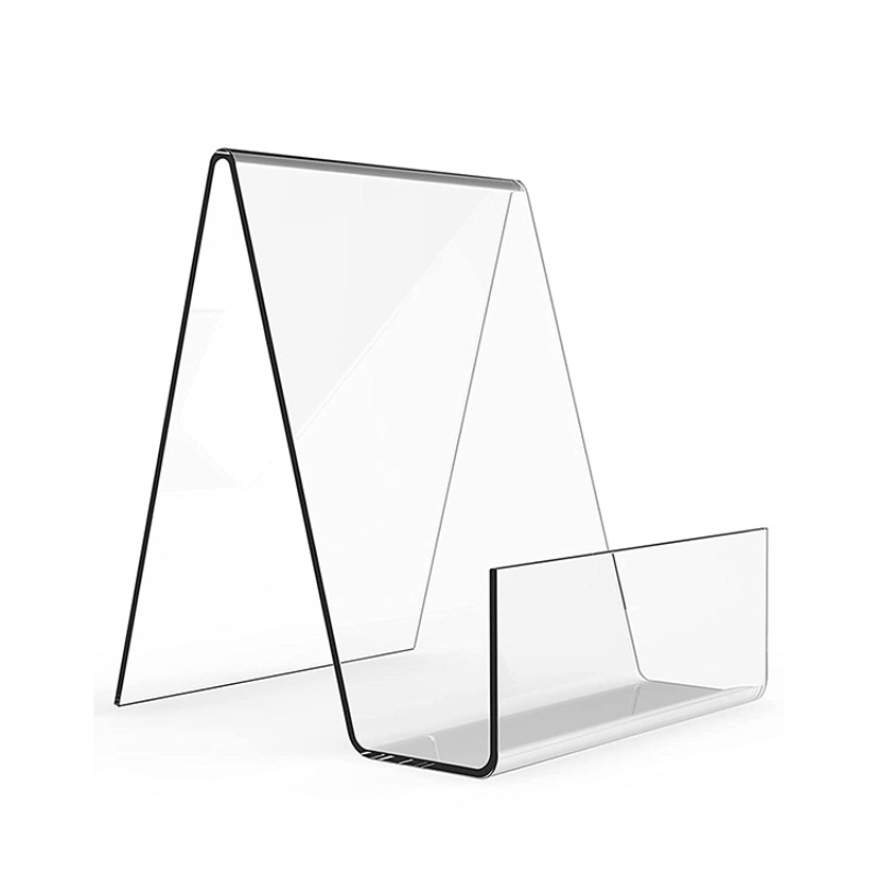 6 Packs Clear Acrylic Book Stand,transparent Book Display Stand, Book  Stands For Display, Acrylic Bookshelf