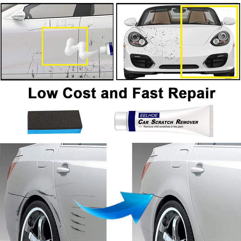 Car Scratch Repair Kit Paint Scratch Repair Agent Polishing Wax Paint  Scratch Remover With Sponge - 1PCS 