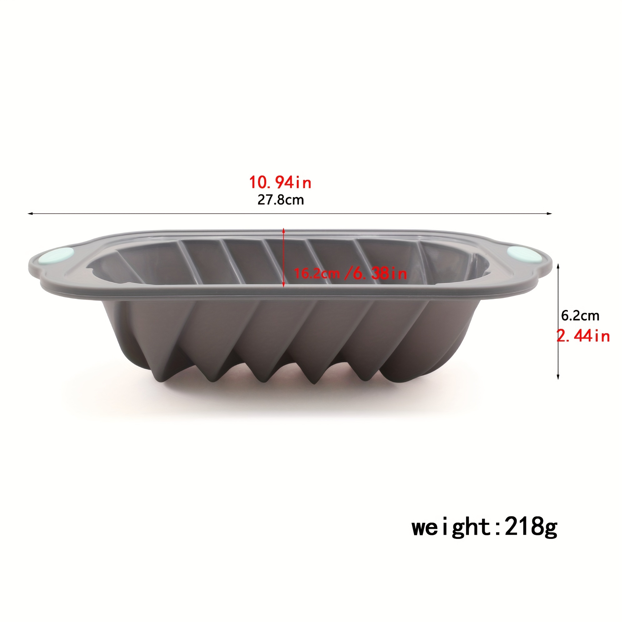 1pc, Silicone Cake Pan (12.28''x10.82''x3.74''), Baking Cake Mold, Easy To  Slice Baking Pan, Oven Accessories, Baking Tools, Kitchen Gadgets, Kitchen