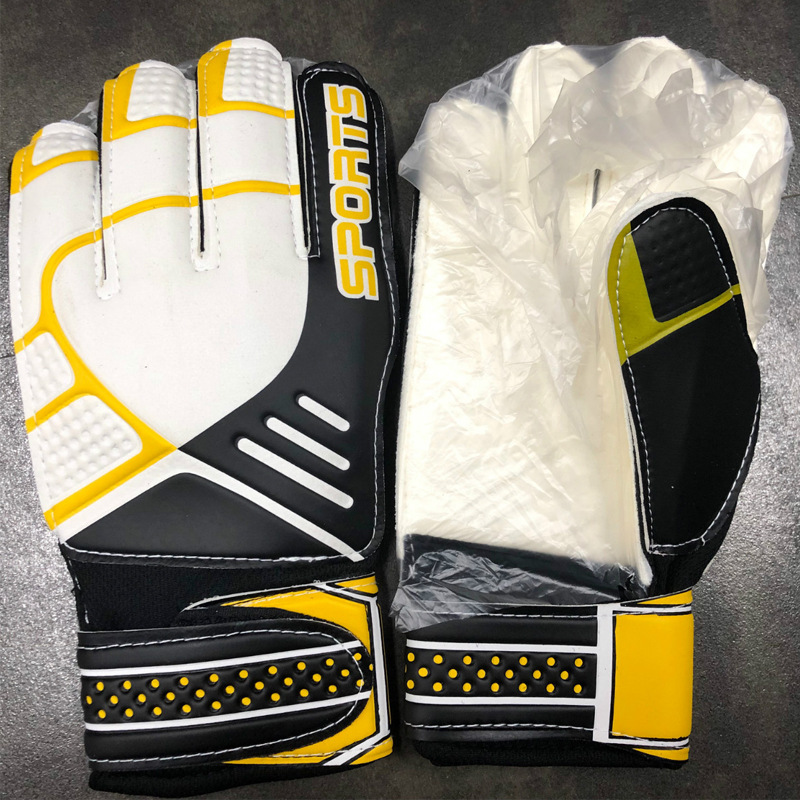 Adult Football Goalkeeper Gloves Professional Goalie Gloves Soccer  Equipment Anti-slide Protective Hand Latex Gloves