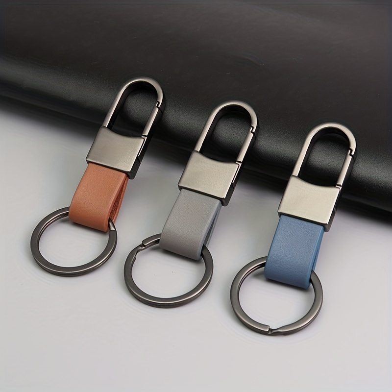 Genuine Leather Keychain Leather Key Holder Belt Key Chain 