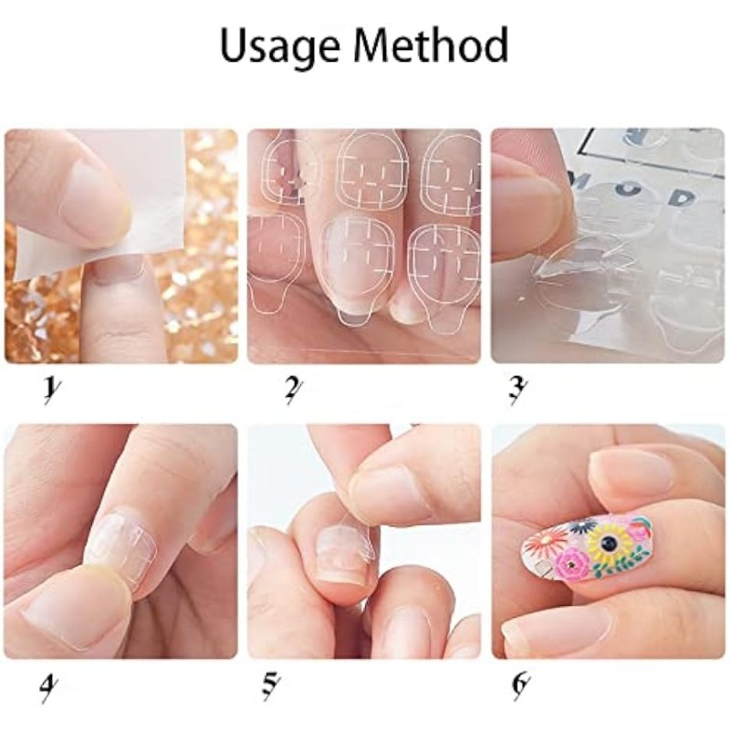 jellí  double sided sticky tabs for press-on nails