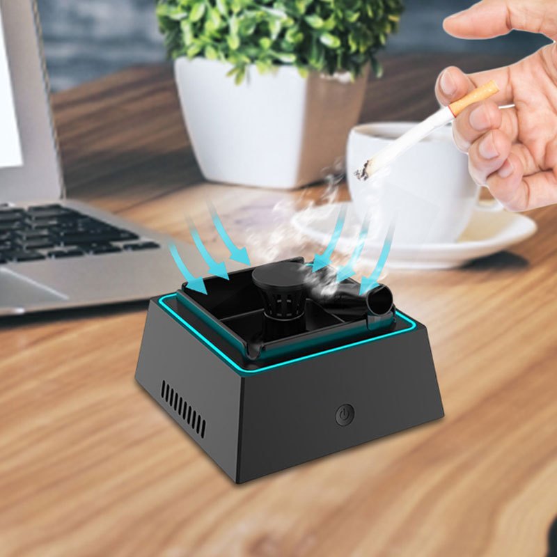 Shop Generic Multi-function smart ashtray home small air purifier USB  charging Online